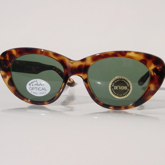 Vintage Hepburn lady style opticalglass sunglasses